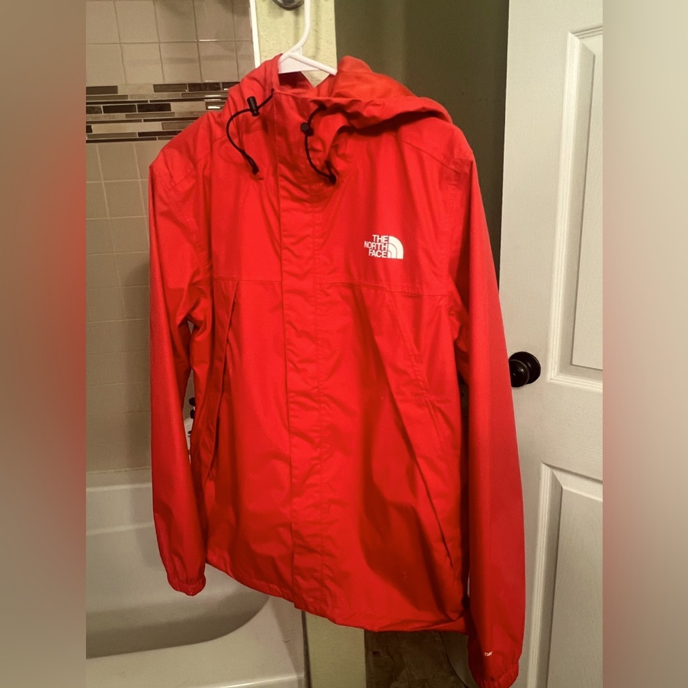Bright Red North Face. Like new!